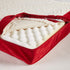 South Pine Porch Ollie Orthopedic Rectangle Foam Dog Bed - Extra Small, Crimson, 24" x 18"