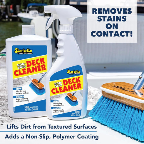 STAR BRITE Non-Skid Deck Cleaner & Protectant Ultimate Boat Deck Wash - Protects Against Future Stains & UV - Ideal