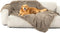 Bedsure Waterproof Dog Blankets for Large Dogs, Calming Cat Blanket, Washable Faux Fur Pet Throw, 60"x80", Brown