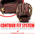 Franklin Sports RTP Pro Baseball Gloves, Infield & Outfield Fielding Glove