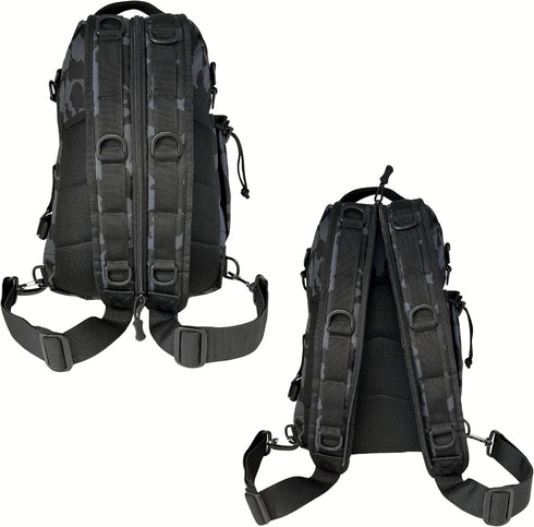 Reaction Tackle Fishing Tackle Bag - Water Resistant Camo Sling Bag - Medium