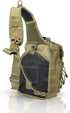 pack Tactical Sling Military Waterproof Bag - Everyday Carry EDC Diaper Back - Assault Rover Shoulder Sling Molle Gun