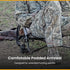 350LBS ARROWHEAD OUTDOOR Low-Profile Turkey Hunting Chair Camo Folding Blind Seat with Mesh Comfort & Carry Strap