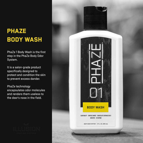 1 #1 Illusion Systems PhaZe Body Wash - Deer Hunter's Scent Elimination (FBA)