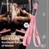 Vulken Tricep Rope Cable Attachment, 28.7 Inch & 22 Inch Two Lengths Built in One Pull Down Rope, Black & Pink