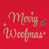 Fitwarm Merry Woofmas 100% Cotton Dog Christmas Outfits, Lightweight Holiday Dress with Bowknot, Red XXS