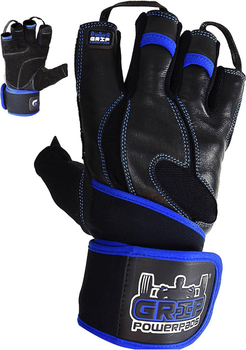 Gym Gloves - Ranger with Built in 2" Wide Wrist Wraps Design