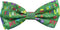 Huxley & Kent Bow Tie for Pets, Merry & Bright (Small), Christmas Holiday Velcro Bow Tie Attachment