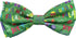 Huxley & Kent Bow Tie for Pets, Merry & Bright (Small), Christmas Holiday Velcro Bow Tie Attachment