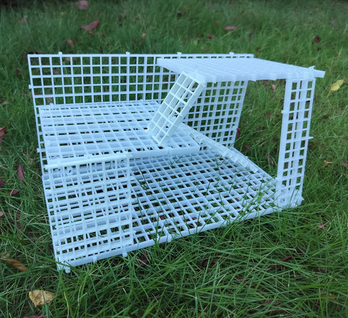 Generic Hermit Crab Climbing Toys Reptile Habitat Grid Cuttable Plastic Net Hermit Crab Climbing Ladder Hideout Small