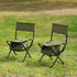 2-Pack, 280 lbs 19.3x15.35x30.5 Inches Portable Folding Camping Chair with Storage Bag, Green, Steel Frame with Oxford