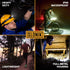 SLONIK Rechargeable Headlamp for Adults - 1000 Lumens Super Bright LED Flashlight, IPX8 Waterproof