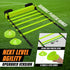 Yes4All Ultimate Combo Agility Ladder Training Set – 12 Adjustable Rungs, 12 Agility Cones & 4 Steel Stakes
