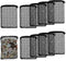 10Pcs Media Bags for Aquarium, Fine Mesh Filter Media Bags with Plastic Zipper for Activated Carbon & Filter Stones