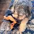 SPOT Skinneeez Extreme Stuffers Cow Dog Toy 14in - Stuffing Free with Squeaker & Rip Stop Mesh for Small to Medium Dogs