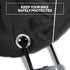 Team Obsidian Bike Covers | Outdoor Storage or Transportation | Heavy Duty, Waterproof 210D Oxford Ripstop | Sizes L,