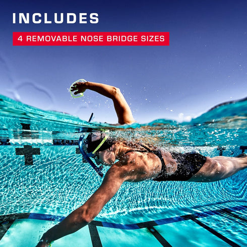 TYR Men’s and Women’s Blackhawk Racing Swim Goggles – Mirrored or Clear, Anti-Fog, UV Protection
