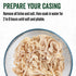 19-21mm, 30 LEM Products Natural Sheep Casings, Edible Sausage Casings, Stuffs Approximately Pounds, Great for Snack