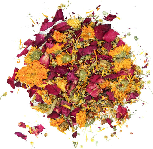 Forage Mix,100% All Natural Botanical Herb Treat for Rabbit Hamster Guinea Pig
