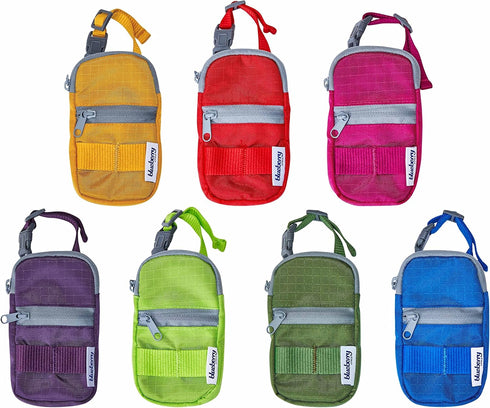 Blueberry Style Dog Waste Bag Dispenser, Includes 1 Roll of Free Poop Bags, Leash Attachment