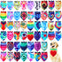 Silkfly 50 Pcs Summer Tie Dye Dog Bandanas Bulk Pet Scarf Grooming