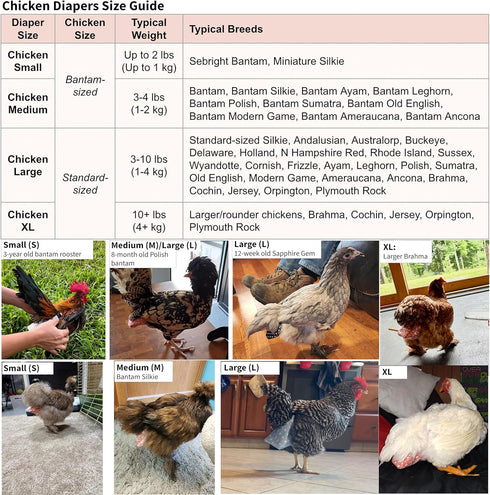 1, Count) Chicken Diapers Duck Diaper Diaperalls for Hens, Roosters, Ducks, Ducklings - Reusable, Adjustable by Uni