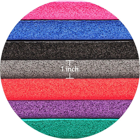 Signature Fitness Extra Thick High Density Anti-Tear Yoga Mat with Carrying Strap