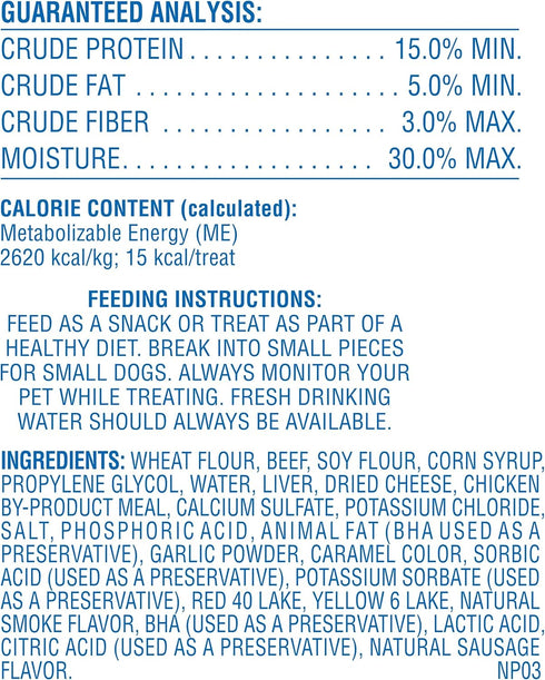 Canine Carry Outs Dog Treats, Sausage Links, 22.5 Ounce (Pack of 6), Made with Real Beef
