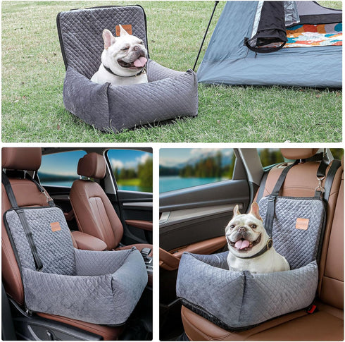 Dog Car Seat Pet Booster Seat Pet Travel Safety Car Seat,The Dog seat Made of Materials is Safe and Comfortable