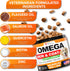 Omega 3 for Dogs - Skin and Coat Supplement, Fish Oil Chews for Allergy Relief, Anti-Shedding, Dry Skin Treatment - 120