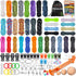 WEREWOLVES Paracord Bracelet Jig Kit - 4MM, 3MM, 2MM Parachute Combo Kit,