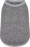 Cozy Dog Shirts for Small Puppies, Stretchable Gray Attire, Easy-On Design, Ideal for Chihuahuas and Yorkies, Medium
