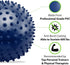 URBNFit Pilates Ball 9 Inch - Small Exercise Balls for Yoga, Barre, Physical Therapy, Core Fitness, Mini Bender &