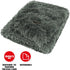 The Dog’s Blanket Sound Sleep Donut Blanket, XL, Calming Anti-Anxiety Snuggler Blanket, Steel Grey