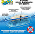 8" 3/4" (040162) STAR BRITE Premium Medium Wash Brush Head W/Bumper - Dual Connections Fit Either Standard Threaded