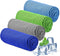Vhger Cooling Towel, 4 Pack Ice Towel (40"x 12"), Microfiber Towel, Soft Breathable