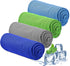 Vhger Cooling Towel, 4 Pack Ice Towel (40"x 12"), Microfiber Towel, Soft Breathable