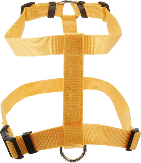 Kwik Klip Adjustable Nylon Pet Harness, Large, Yellow