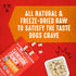 3.25 oz Stella & Chewy's Freeze-Dried Raw Dog Treats - Carnivore Crunch for Training - Natural Limited Ingredient