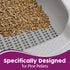 Skywin Sifting Cat Litter Box (Grey), Efficient Sifting System for Pine Pellets, Easy-to-Use