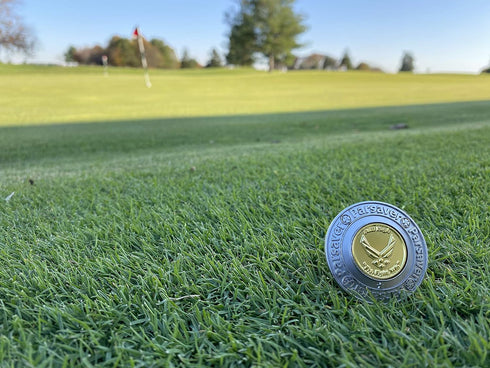 Players Dual Golf Ball Marker, 2 in 1 Military Ball Marker, Perfect Golf Accessories Gift