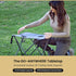 26 (66cm) 2 600D ARROWHEAD OUTDOOR Portable Camping Folding Table, Cup Holders, Square, Carrying Case, Steel Frame