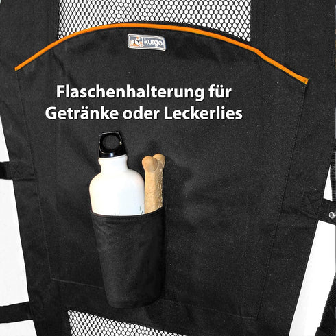 Kurgo Backseat Barrier for Dogs - Prevents Distracted Driving - Mesh Top for Visibility - Fits Cars with Fixed