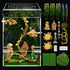 Jumping Spider Enclosure Kit,Escape Proof Reptile Tank,Praying Mantis Terrariums,Transparent Acrylic Bug Habitat,Arboreal