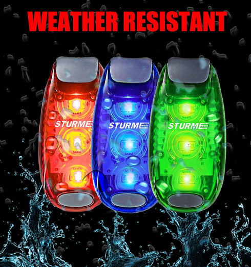 STURME LED Safety Light Strobe Lights, Best Flashing Warning Clip for Daytime Running, Walking, Bicycle, Night High