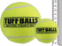 PetSport Yellow Tennis Ball Dog Toys | 1 Pack Mega (6") Tuff Balls for Extra Large Dogs | Non-Toxic Felt & Rubber
