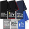 Moukeren 6 Pcs Funny Golf Towel | 16 x 24 Microfiber Embroidered Golf Bag Towel with Clip for Gifts