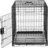 Amazon Basics Durable Foldable Metal Wire Dog Crate with Tray, Single Door, Easy Assembly, 30 x 19 x 21 Inches
