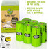 PLANET POOP Home Compostable Dog Poop Bags, 60 Premium Un-Scented Pet Waste Bags on Refill Rolls, Thick Leakproof