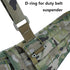 Tactical Gear Molle Clip D Ring Hook T-Mount Bar, Hanging Plastic Carabiner Glove Clip, Key Holder Battle Belt